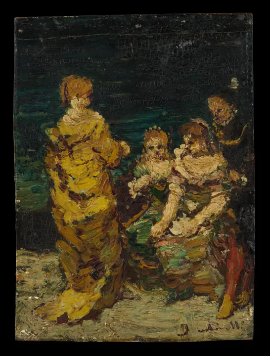Cuatro figuras, Adolphe Monticelli
