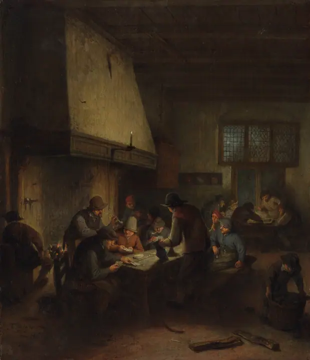Escena de taberna, Adriaen van Ostade