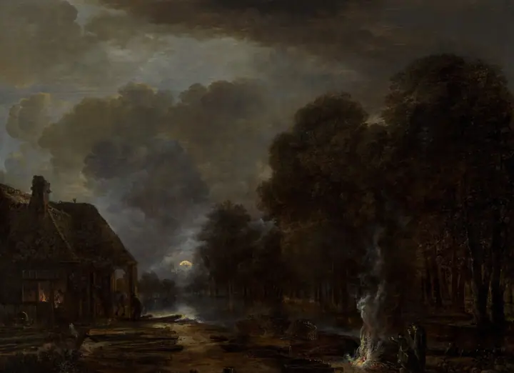 El herrador, Aert van der Neer