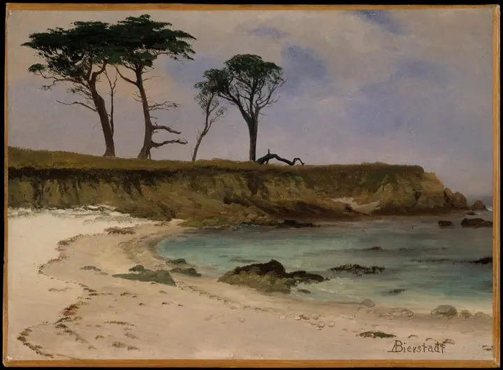 Cala marina, Albert Bierstadt