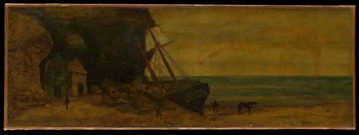 La cala de los contrabandistas, Albert Pinkham Ryder