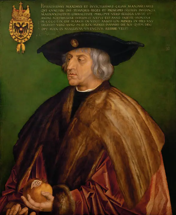 Retrato de Maximiliano I, Alberto Durero