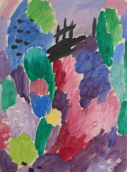 Camino rojo, Saint-Prex, Alexej von Jawlensky
