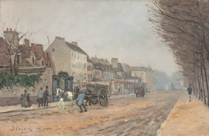 Bulevar Héloïse, Argenteuil, Alfred Sisley