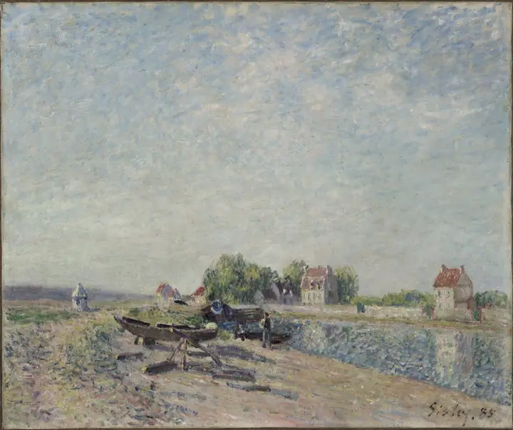 Saint-Mammès, el canal de Loing, Alfred Sisley
