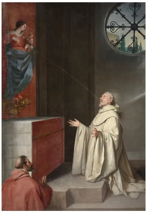 San Bernardo y la Virgen, Alonso Cano