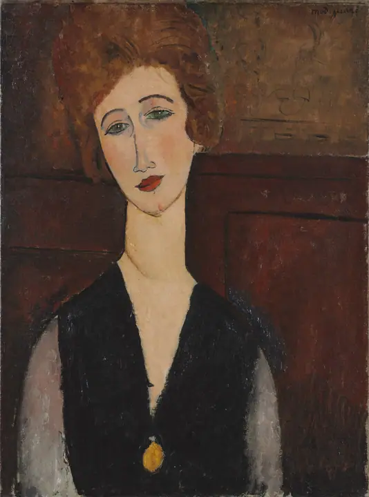 Retrato de una mujer, Amedeo Modigliani