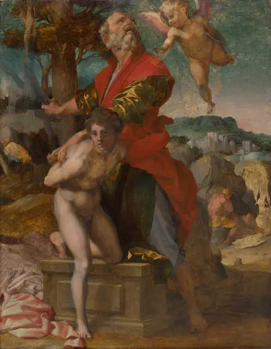 El sacrificio de Isaac, Andrea del Sarto