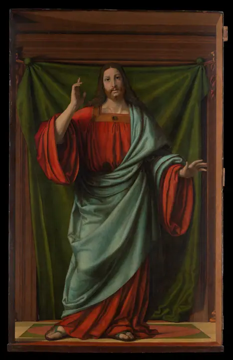Cristo bendiciendo, Andrea Solario