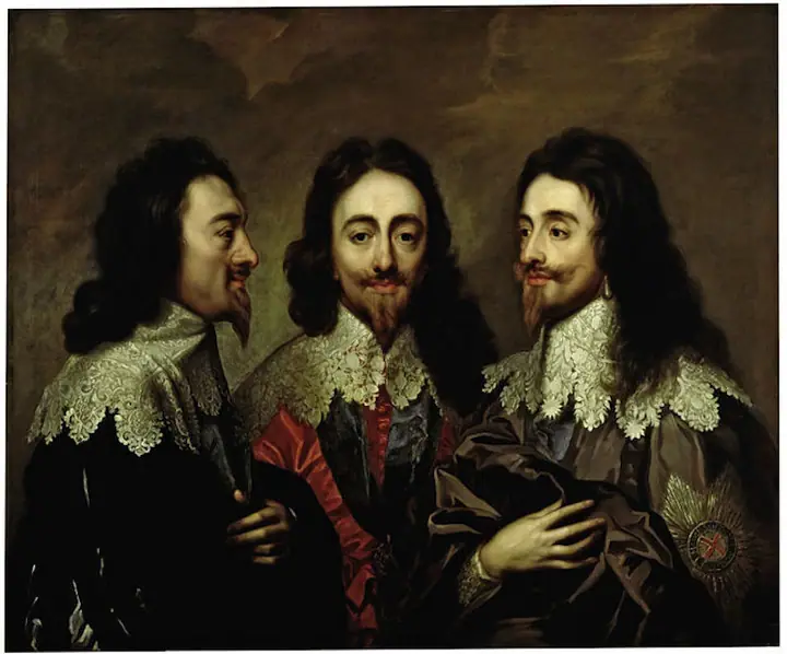 Carlos I de Inglaterra desde tres ángulos, Anthony van Dyck
