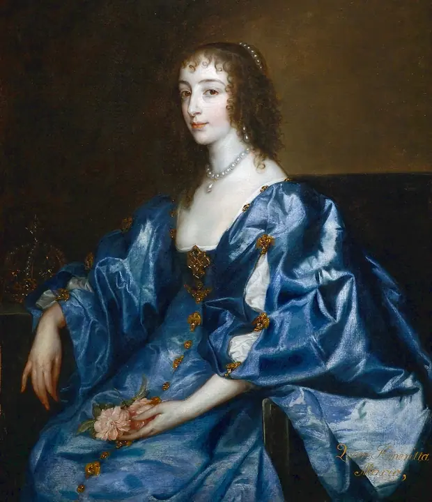 Retrato de la reina Enriqueta María, Anthony van Dyck