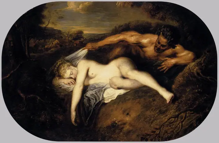Júpiter y Antíope, Antoine Watteau