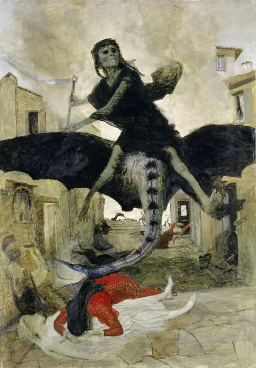 La peste, Arnold Böcklin