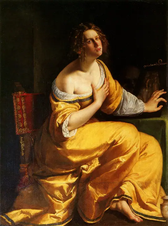 María Magdalena penitente, Artemisia Gentileschi