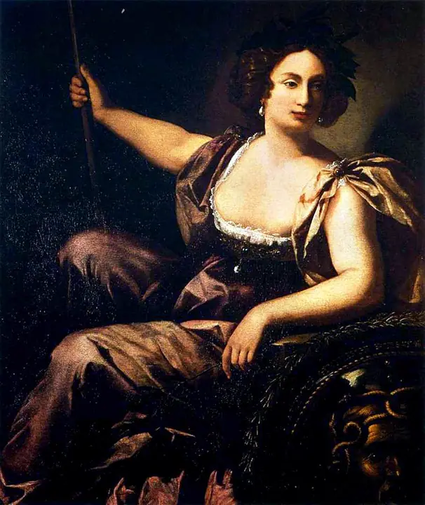 Minerva, Artemisia Gentileschi
