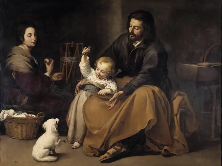 Sagrada Familia del pajarito, Bartolomé Esteban Murillo