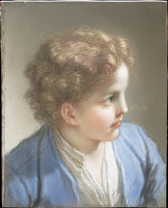 Estudio de un muchacho con chaqueta azul, Benedetto Luti