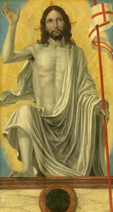 Cristo resucitado del sepulcro, Bergognone