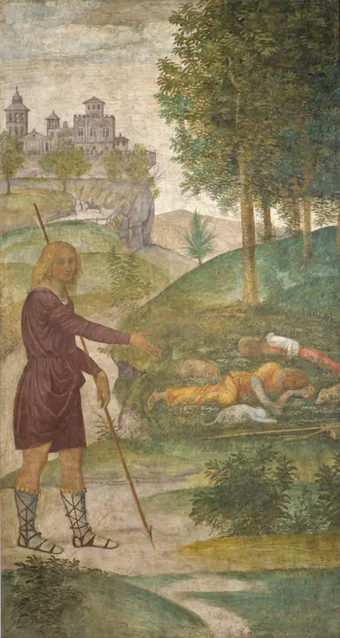 Céfalo y las ninfas, Bernardino Luini