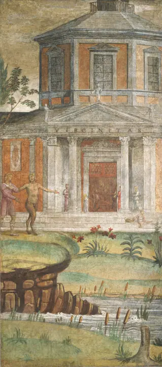 Céfalo y Pan en el templo de Diana, Bernardino Luini