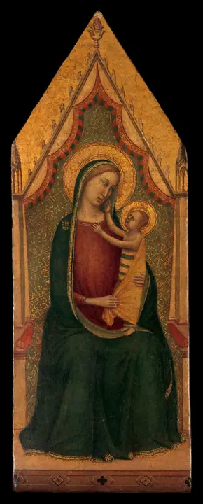 La Virgen con el Niño entronizada, Bernardo Daddi