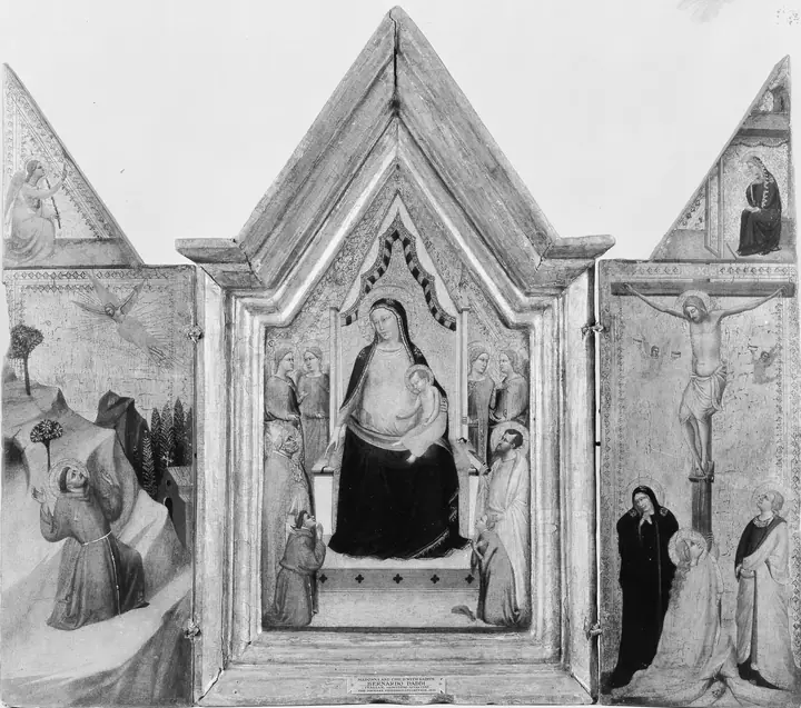 Virgen con el Niño en majestad con santos, Bernardo Daddi