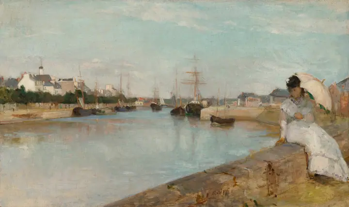 El puerto de Lorient, Berthe Morisot