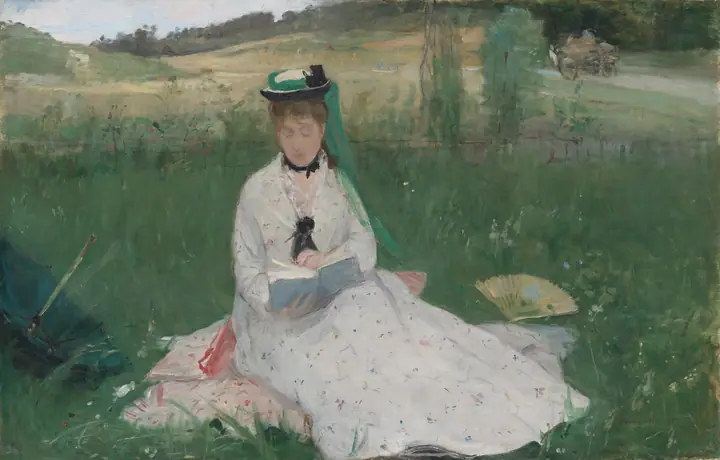 Leyendo, Berthe Morisot