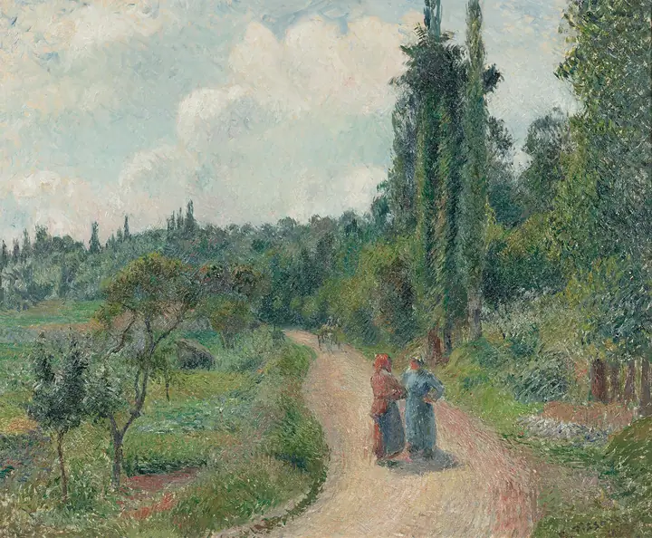 La colina de Osny, Camille Pissarro
