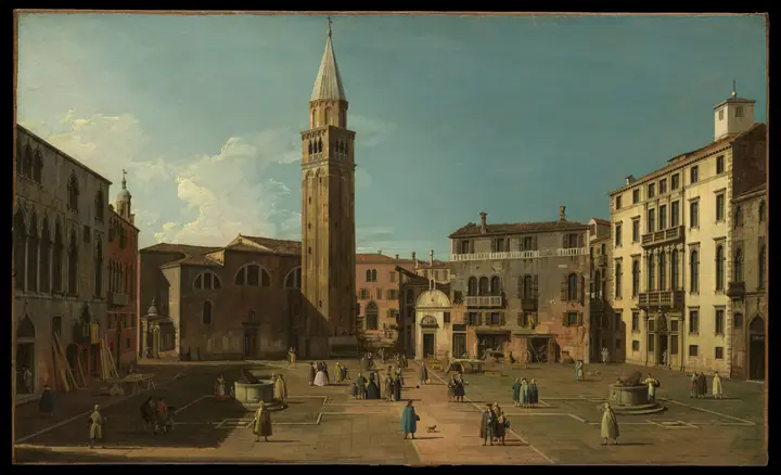 Campo Sant'Angelo, Venecia, Canaletto
