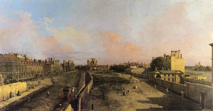 Vista de Whitehall, Canaletto