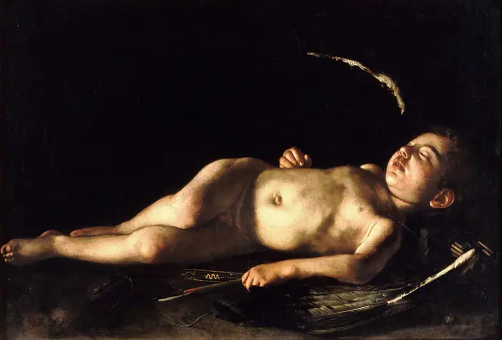 Amor dormido, Caravaggio