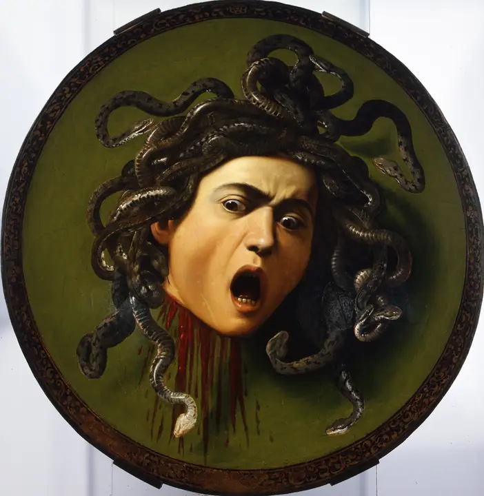 Cabeza de Medusa, Caravaggio