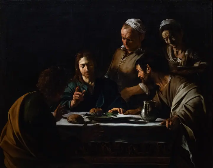 Cena de Emaús (Milán), Caravaggio
