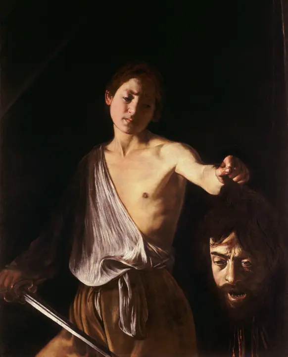 David con la cabeza de Goliat, Caravaggio