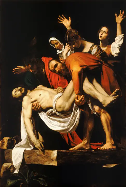 El entierro de Cristo, Caravaggio