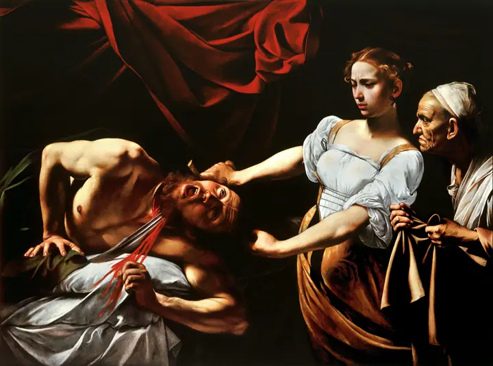 Judith y Holofernes, Caravaggio