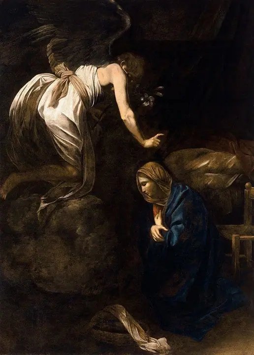 La Anunciación, Caravaggio