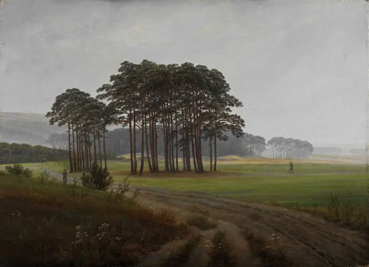 Tarde, Caspar David Friedrich