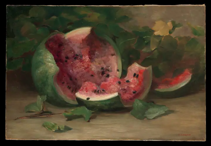 Sin título (Sandía partida), Charles Ethan Porter