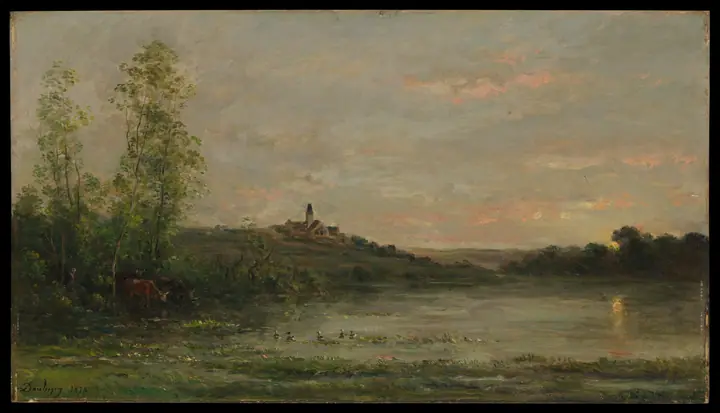 El Sena, mañana, Charles-François Daubigny