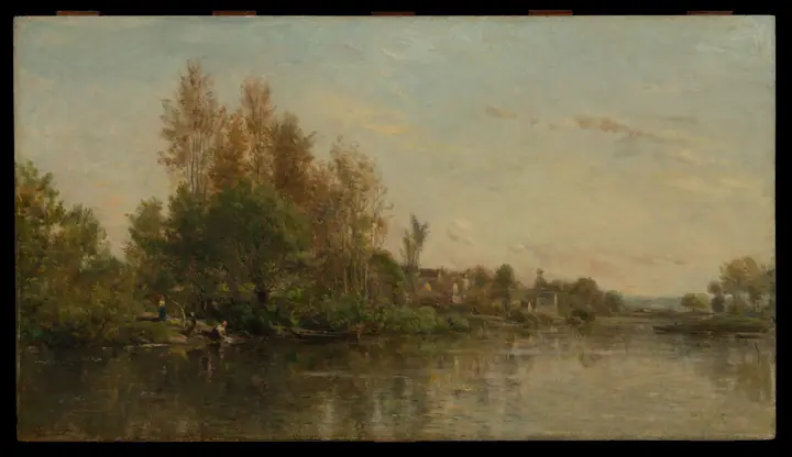 Las orillas del Oise, Charles-François Daubigny