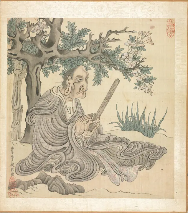 Pinturas según antiguos maestros, Un lohan (según Guanxiu), Chen Hongshou