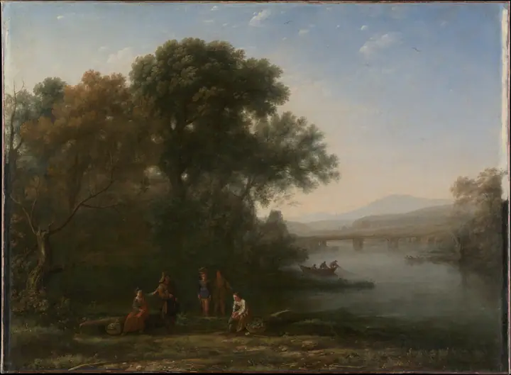 El vado, Claude Lorrain