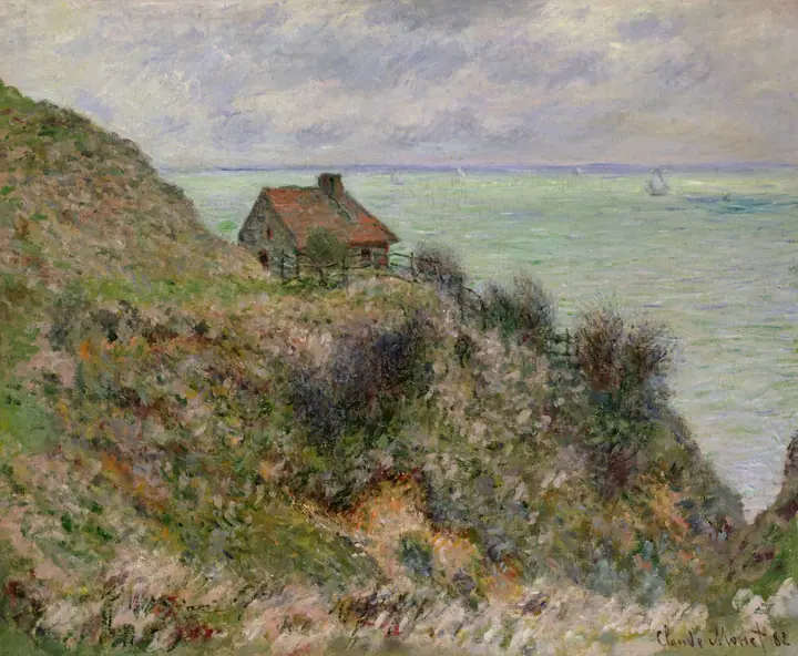 Cabaña de la aduana, Claude Monet