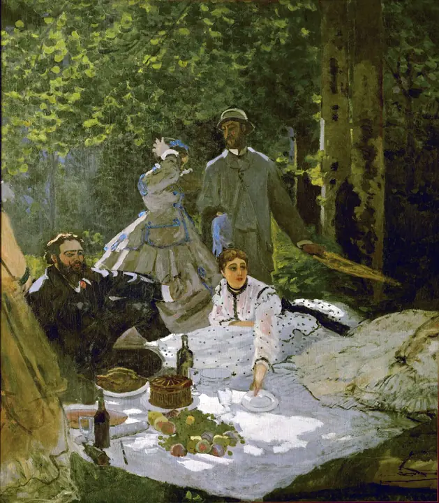 El almuerzo sobre la hierba, Claude Monet