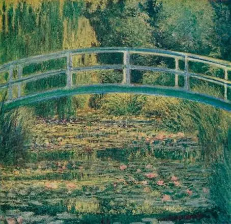 El estanque de los lirios de agua, Claude Monet