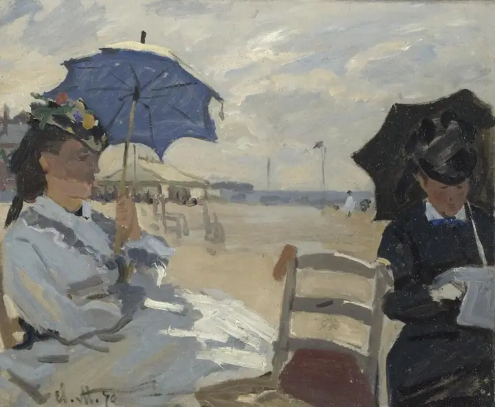 Playa de Trouville, Claude Monet