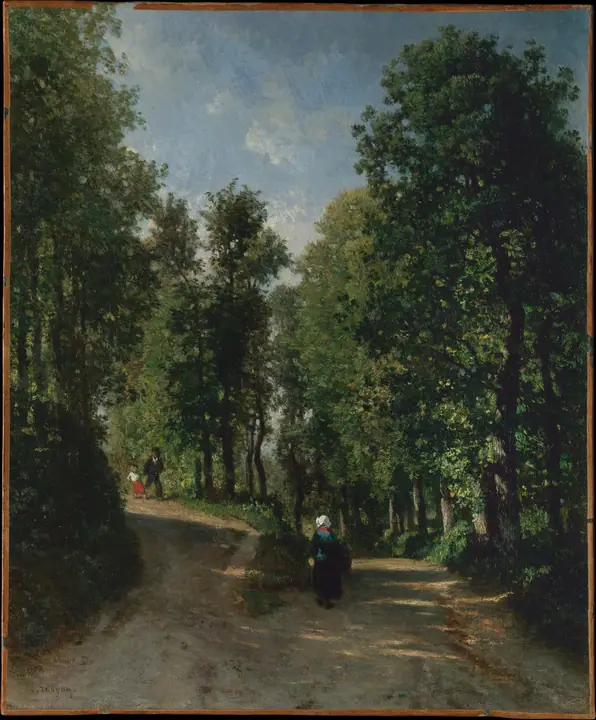 Camino en el bosque, Constant Troyon
