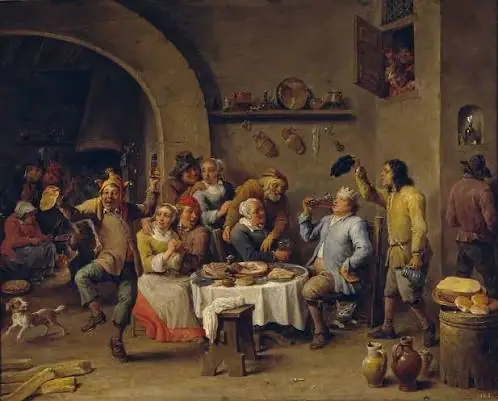 El rey bebe, David Teniers el Joven